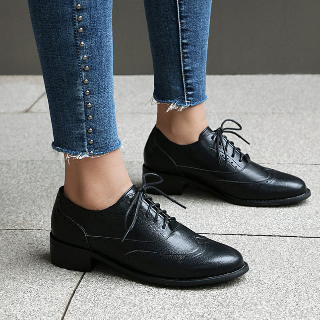 British Retro Oxfords Casual Shoes Dropshipman