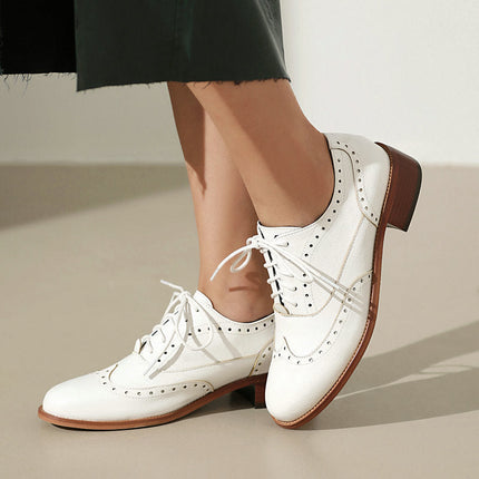 British Retro Oxfords Casual Shoes Dropshipman