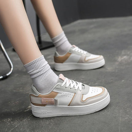 Little white shoes children INS tide 2021 spring new net red Korean version breathable casual sportsboard shoes tide F005 - Viva Vista Store