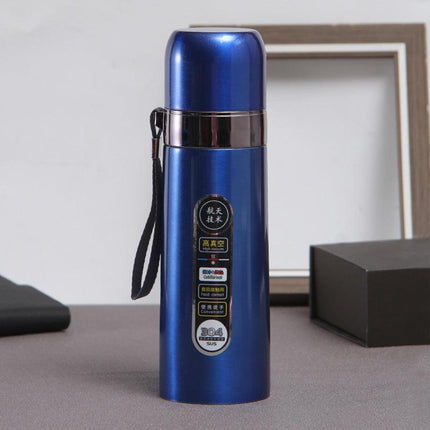 New Iron Method Warhead Insulation Cup Vacuum Stainless Steel Sports Kettle Outdoor Endless Sliding Band Mountain Tank System - Viva Vista Store