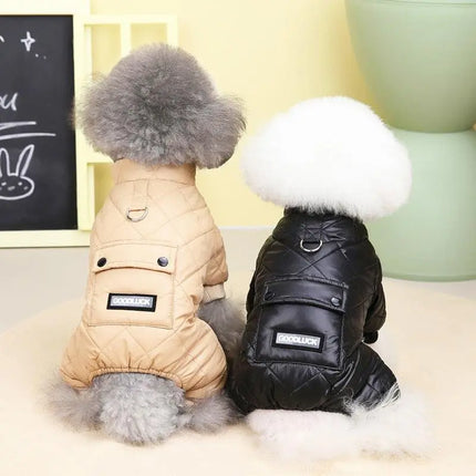 Winter Pet dog clothes Pet clothing four-legged cotton coat Waterproof - Viva Vista Store
