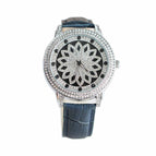 Blue belt silver shell