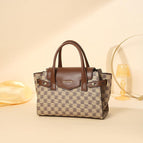 Chessboard Grid Khaki