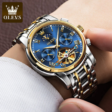 Men's Oris brand watch hollow automatic mechanical watch Upishoppy