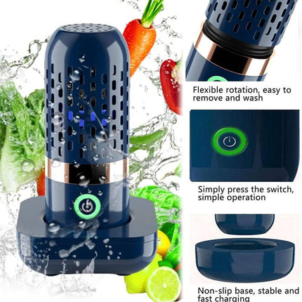 Wireless Fruit Vegetable Washing Machine Protable Capsule Shape Fruit Food Purifier Household Food Cleaner Machine Kitchen Tools - Viva Vista Store