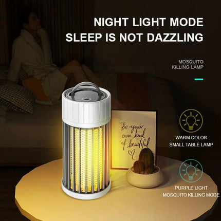 Mosquito Killer Lamp Electric Shock Photocatalyst Kill Fly Bug Insect Mosquito Outdoor Trap Usb Home Charging Zapper Repell B2z3 - Viva Vista Store
