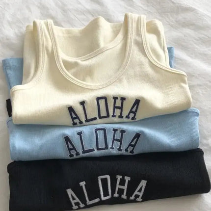 Summer Knitted 'Aloha' Tank Top - Viva Vista Store