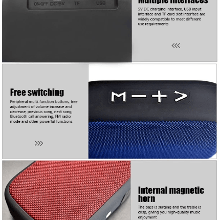 Caixinha de som bluetooth portátil - Viva Vista Store