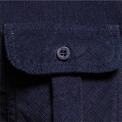Men's Business Casual Corduroy Shirt - Viva Vista Store