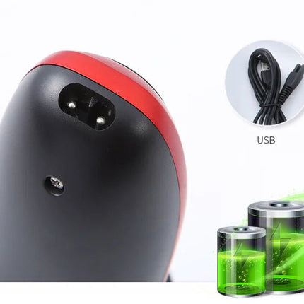 Men's Razor Rotary Waterproof Electric Shaver Pop-Up Trimmer Wet Dry Cordless Upishoppy