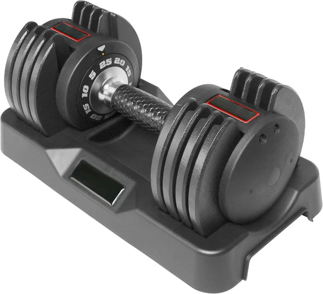 Adjustable Dumbbell with Rotating Handle for Weight Lifting and Fitness Upishoppy