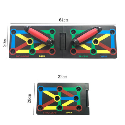 Push Up Rack Board 9 in 1 Body Building Fitness Upishoppy