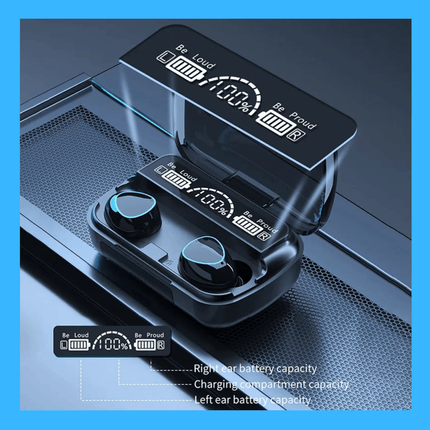 M10 Wireless Headphone Bluetooth Earphones Waterproof Earpieces Sport Earbuds For Huawei Iphone OPPO Xiaomi TWS Music Headset - Viva Vista Store