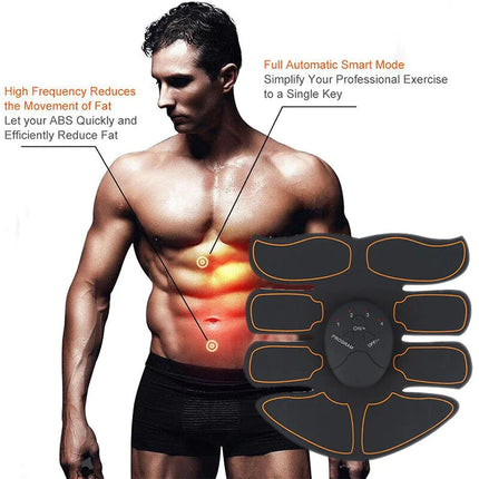 EMS Abdominal Muscle Toning Trainer ABS Stimulator Toner Fitness Binder Gym Belt Upishoppy