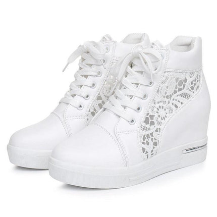 Thick Heel Breathable Sneakers - Viva Vista Store