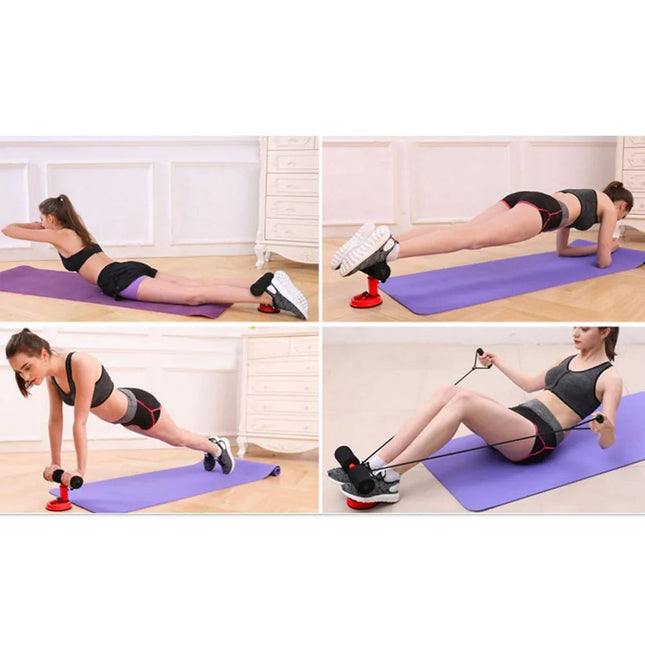 Fitness Sit Up Bar with Resistance Tube Upishoppy