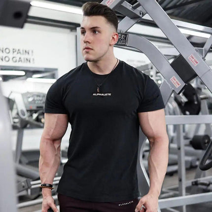 Men Fitted Gym T-Shirt - Viva Vista Store