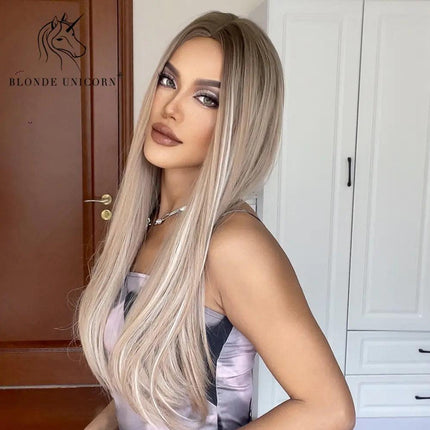 Synthetic Long Brown Wig - Viva Vista Store