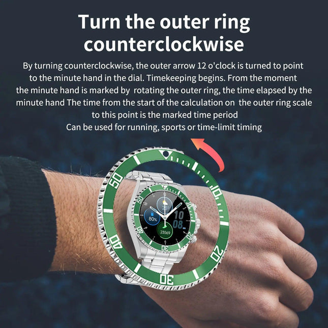 Men's Smart Watch Bluetooth Call Message Display - Viva Vista Store