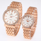Cara blanca de oro rosa para hombre