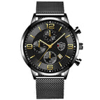 Black Strap Gold Needle