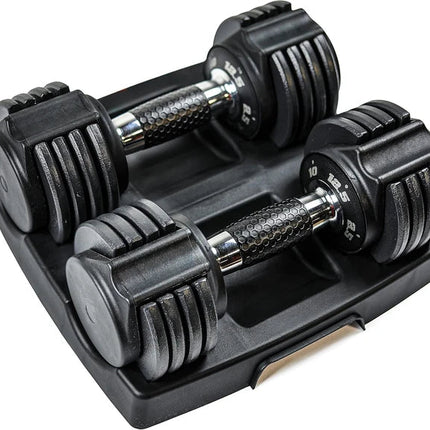 Adjustable Dumbbell with Rotating Handle for Weight Lifting and Fitness Upishoppy