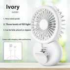 Ventilateur à pince pour lumière de remplissage blanche