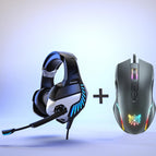 Black blue / Earphone and mouse