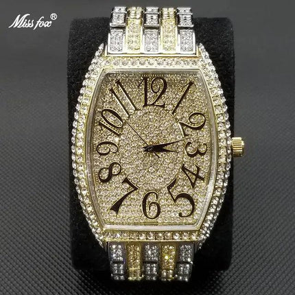 Popular Tonneau Diamond Watch - Viva Vista Store