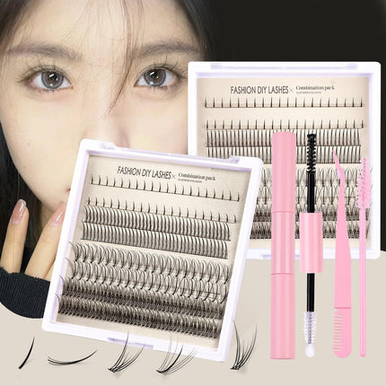 Single-cluster False Eyelash Glue Suit Natural Segmented Dropshipman
