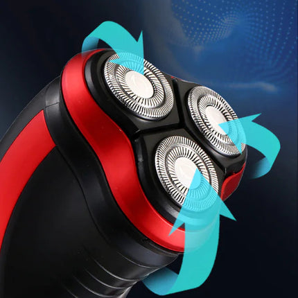 Men's Razor Rotary Waterproof Electric Shaver Pop-Up Trimmer Wet Dry Cordless Upishoppy