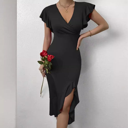 High Elastic Solid Color Women's Skirt