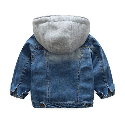 Boys Washed Soft Denim Jacket Dropshipman