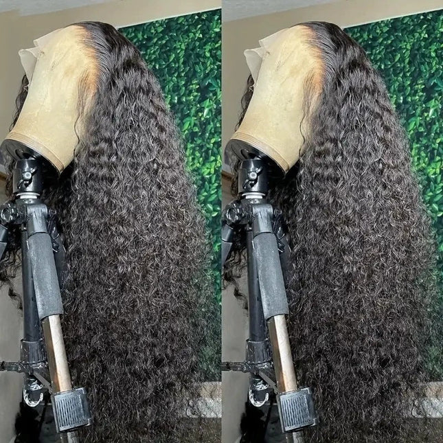Creative Fashion Front Lace Black Long Curly Hair Dropshipman