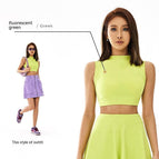 Silver Yellow Top