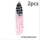 Black And Light Pink / 2pcs