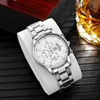 Silver Case White Surface