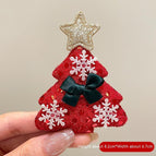 Snowflake Red Christmas Tree
