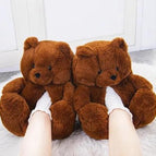 Dark Brown Teddy Bear Shoes