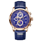 Rose gold blue