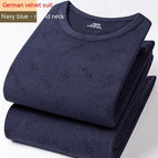 Round Neck In Dark Blue