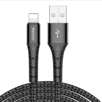 Nylon Braided 6.5ft Long 2.4A USB Phone Charging Cable - Viva Vista Store
