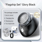 Lame à trois feuilles de glace noire