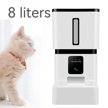 Intelligent Pet Feeding Automatic Timing Quantitative 8Lwifi Upishoppy