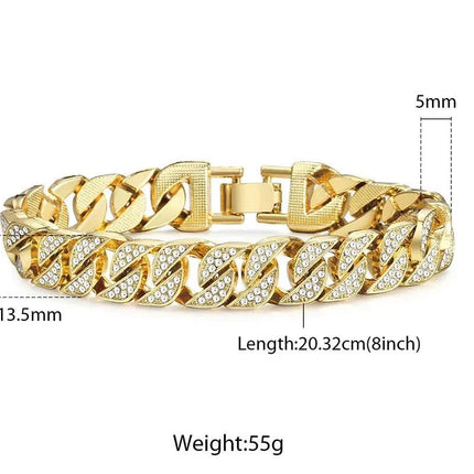 Miami Curb Cuban Chain Bracelet - Viva Vista Store