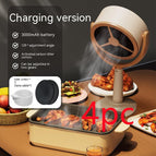 Hotte de cuisine rechargeable / 4 PIÈCES