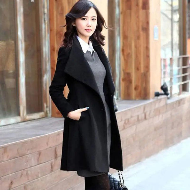Winter Cashmere Long Women's Coat - Viva Vista Store