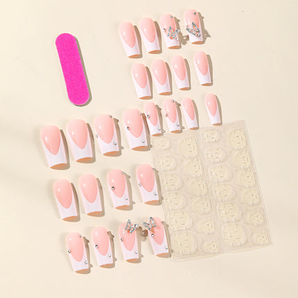 Three-dimensional Butterfly Diamond Nails