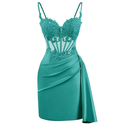Women Beautiful Light Luxury Sling Slim Fit Dress