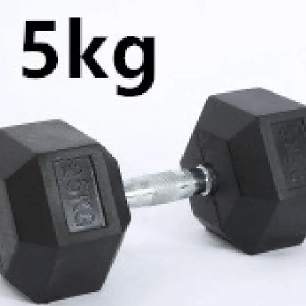 HexGrip Rubber-Coated Fixed Dumbbell Upishoppy